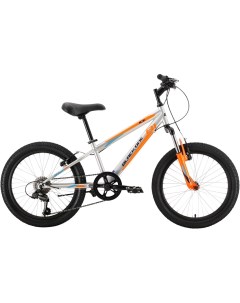 Велосипед Ice 20 10 серебристый оранжевый голубой HQ 0005360 Black one