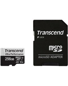 Карта памяти 256Gb MicroSDXC 340S Class 10 UHS I U3 V30 A2 TS256GUSD340S Transcend