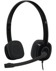 Наушники гарнитура Stereo Headset H151 981 000589 Logitech