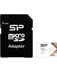 Карта памяти microSD 256GB Elite microSDHC Class 10 UHS I SD адаптер Colorful SP256GBSTXBU1V21SP Silicon power