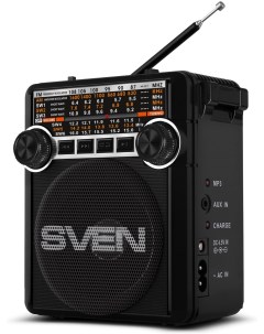 Радиоприемник SRP 355 черный Sven