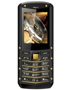 Мобильный телефон TM 520R черный золотистый Texet