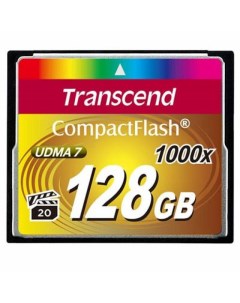Карта памяти 1000x CompactFlash Ultimate 128GB TS128GCF1000 Transcend