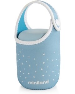 Термос детский для еды и жидкостей Silky Thermos Mini 280 мл голубой Miniland
