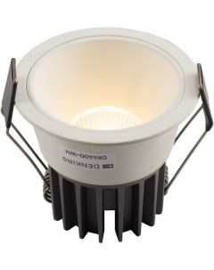 Встраиваемый точечный светильник DK4400 WH IP 20 7 Вт LED 3000 алюминий белый Denkirs