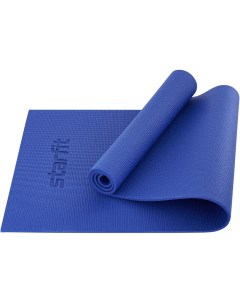 Коврик для йоги и фитнеса FM 101 PVC 173x61x0 8см темно синий Starfit
