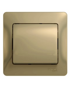 Титан Выключатель 1 кл с рамкой GSL000412 Glossa