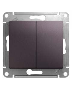 Сирен.туман Выключатель 2-кл. (без рамки) GSL001451 Glossa