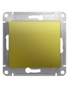 Фисташ. Переключатель 1-кл. перекр. (без рамки) GSL001071 Glossa