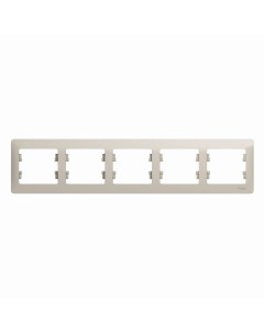 Молочн. Рамка 5-местн. горизонтальная GSL000905 Glossa
