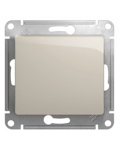 Молочн. Переключатель 1-кл. перекр. (без рамки) GSL000971 Glossa