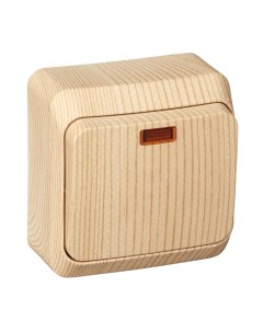 Сосна Выключатель 1-кл. с подсв. BA10-005D Этюд