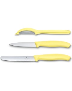 Кухонный нож Swiss Classic2шт овощечистка желтый 6 7116 31L82 Victorinox