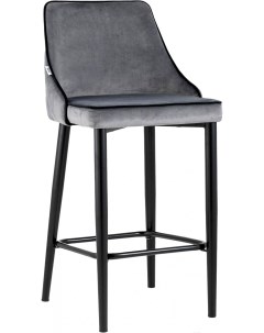 Барный стул Коби велюр серый AV 434 H15 75 08 PP Stool group