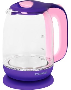 Электрочайник SKG1513 фиолетовый розовый Starwind