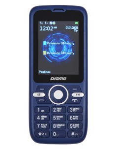 Мобильный телефон Linx B240 синий Digma