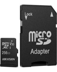 Карта памяти HS TF C1 STD 256G ADAPTER Hikvision