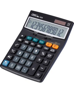 Калькулятор настольный Core E1630 черный Deli