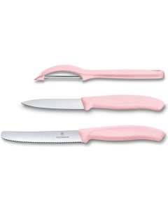 Кухонный нож Swiss Classic 2шт овощечистка розовый 6 7116 31L52 Victorinox