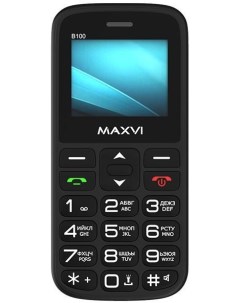 Мобильный телефон B100 черный Maxvi