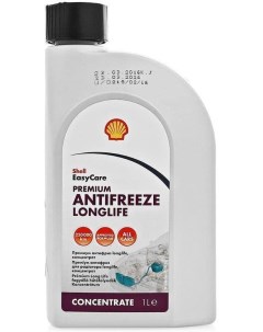 Антифриз Premium Antifreeze Longlife Concentrate 774 D F G12 G12 1л красный PBT75F Shell