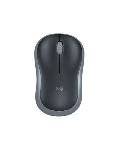 Мышь LOGITECH M185 Wireless Mouse - SWIFT GREY - EWR2 черная 910-002238 Logitech