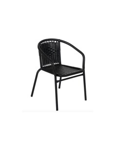 Кресло от комплекта terszza dark brow черный Bigarden