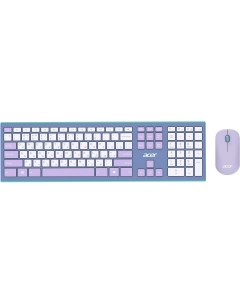 Комплект клавиатура мышь Acer OCC200 фиолетовый зеленый ZL ACCEE 003 Jet