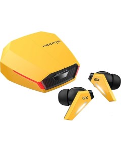 Наушники с микрофоном GX07 желтый черный Edifier
