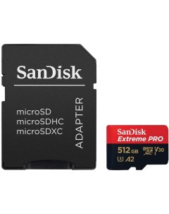 Карта памяти microSDXC 512GB Ultra Class 10 SDSQXCD 512G GN6MA Sandisk