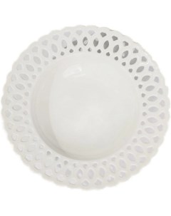 Тарелка Delicate белый 20 3х3 8см Akshome