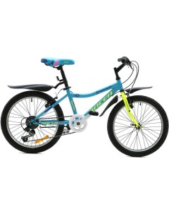 Велосипед Turbo girl 20 2021 рама 12 дюймов салатовый Racer