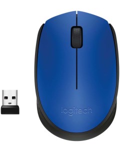 Мышь M171 Wireless Mouse синий черный 910 004640 Logitech