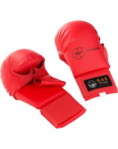Перчатки для карате Karate mitts with thumb XL красный TOK KM 02 WKF PK 3 Tokaido