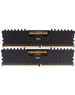 Оперативная память Vengeance LPX Black 2x8GB DDR4 PC4 21300 CMK16GX4M2A2666C16 Corsair