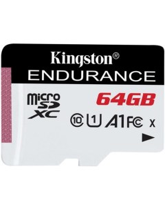 Карта памяти microSDHC 64Gb Class10 SDCE 64GB Kingston