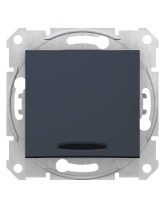 SEDNA графит Переключатель 1-кл. с подсв. (без рамки) SDN1500170 Schneider electric