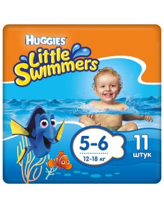 Подгузники для плавания Little Swimmers Small 5 6 12 18 кг 11 шт Huggies