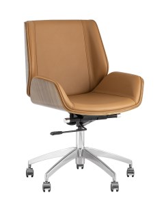 Кресло офисное topchairs crown new коричневое уценка коричневый 60x90 см Stoolgroup