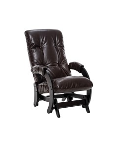 Кресло качалка модель 68 футура венге текстура к з varana dk brown коричневый 60x96x89 см Leset