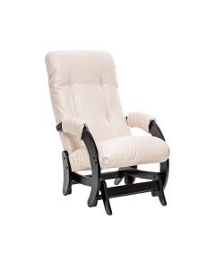 Кресло качалка модель 68 футура венге текстура к з varana cappuccino белый 60x96x89 см Leset