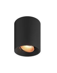 Dk3090 bbr светильник накладной ip 20 10 вт gu5 3 led черный бронзовый пластик черный Denkirs