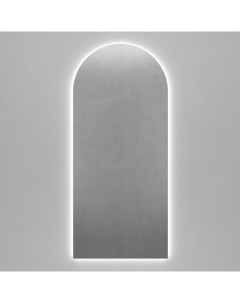 Зеркало арка большое с нейтральной подсветкой arkis nf led l серый 79x179x2 см Genglass