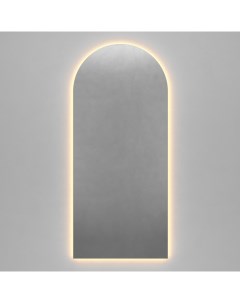 Зеркало арка большое с тёплой подсветкой arkis nf led l серый 79x179x2 см Genglass