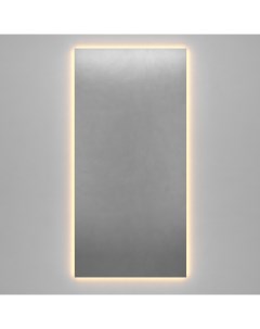Прямоугольной зеркало большое с тёплой подсветкой halfeo nf led xl серый 96x196x3 см Genglass