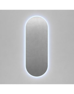 Овальное зеркало с холодной подсветкой nolvis nf led m серый 50x135x2 см Genglass