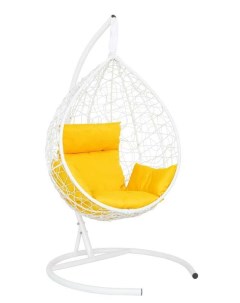 Подвесное кресло кокон sevilla белый каркас подвесное кресло кокон sevilla белый желтая подушка sev  Лаура