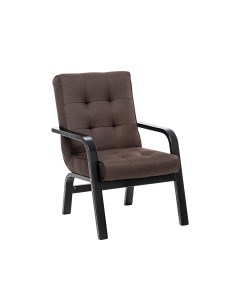 Кресло модена коричневый 66x96x80 см Leset