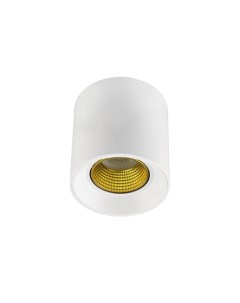 Dk3090 wh ye светильник накладной ip 20 10 вт gu5 3 led белый желтый пластик белый Denkirs