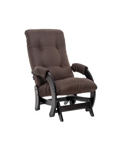 Кресло качалка модель 68 футура венге текстура ткань malmo 28 коричневый 60x96x89 см Leset